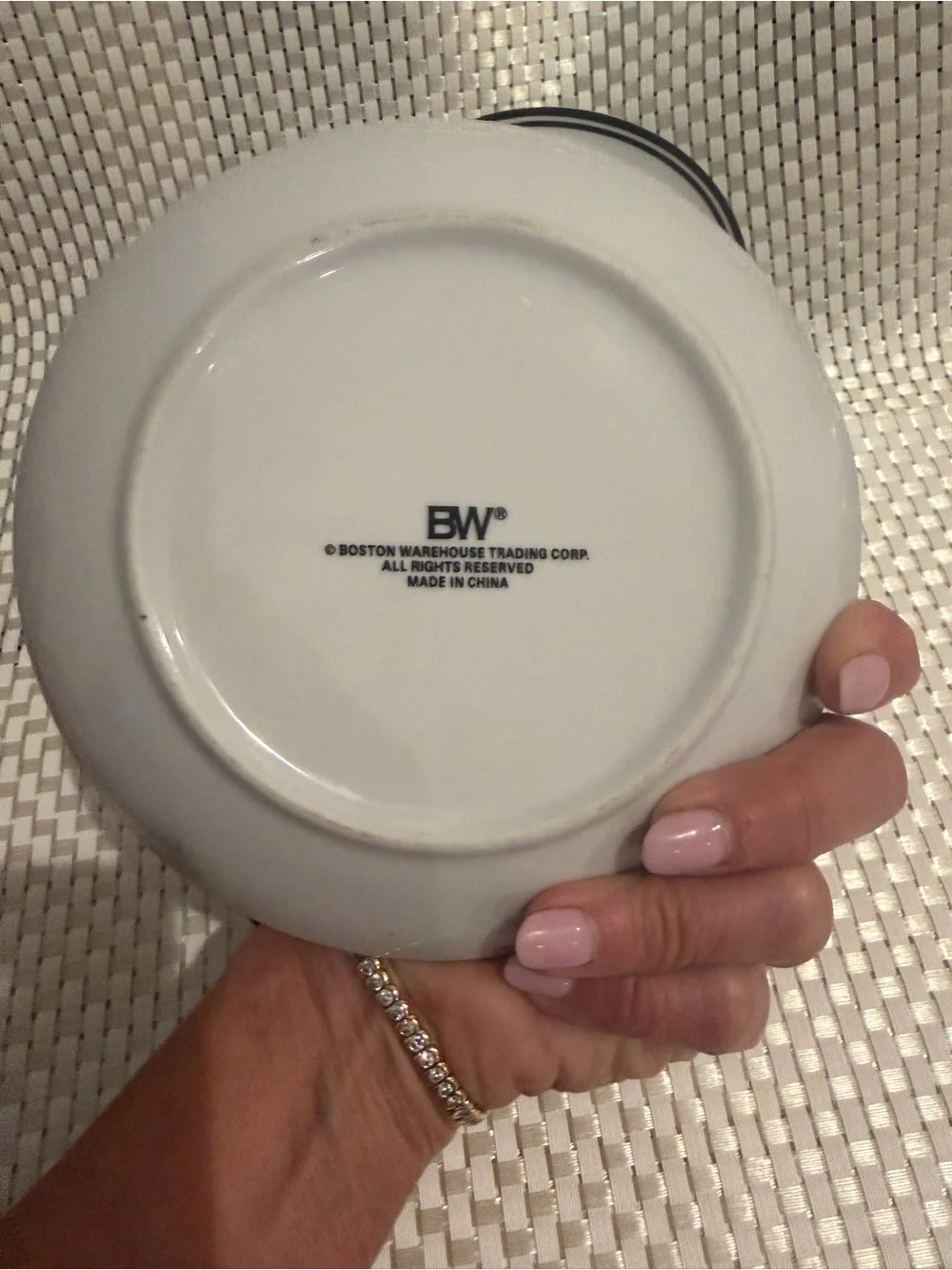Boston Warehouse white ceramic